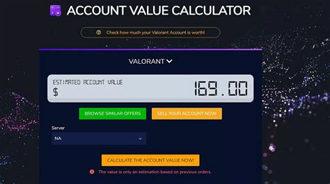 100 Safe. . Valorant account value calculator